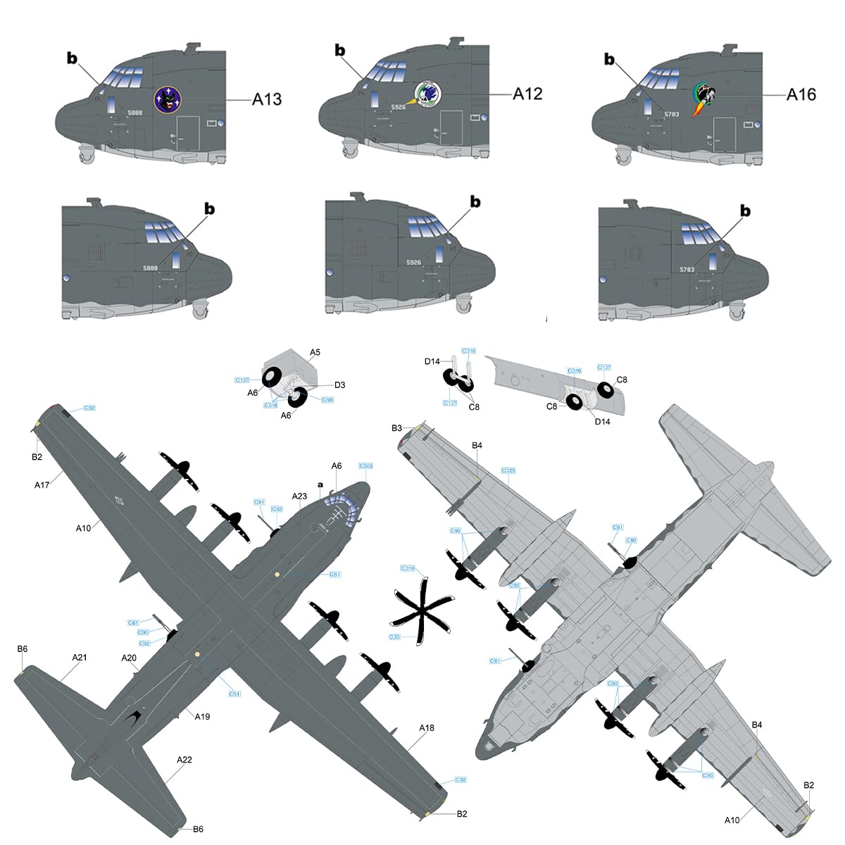 Amazon | グレートウォールホビー 1/144 アメリカ AC-130J ゴースト